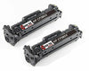 2 Pack Black HP Compatible CF380X / 312X high yield replacement toner cartridges for HP LaserJet Pro: MFPM476nw, M476dn, M476dw
