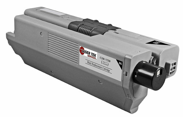 1 Pack Black Compatible C310 Toner Cartridge Replacement for the Okidata 44469801