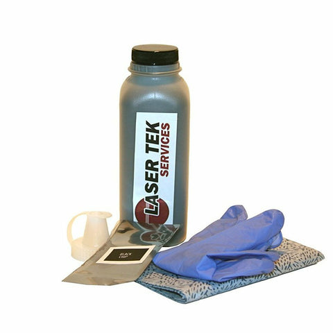 Black Toner Refill Kit with Reset Chip for the Samsung CLP-600 CLP-650 CLP-600N CLP-650N CLP-K600A