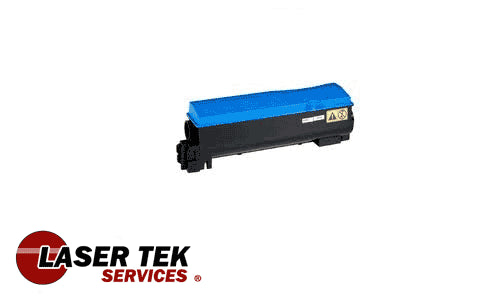 CYAN REMANUFACTURED TONER CARTRIDGE FOR THE KYOCERA TK-542 TK542 TK-542C TK542C