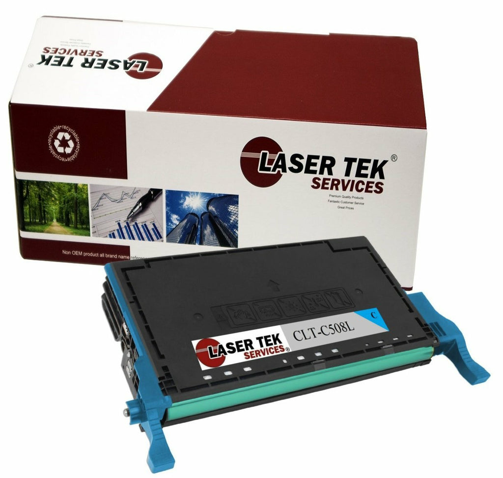 Samsung CLP620ND CLP670ND CLTC508L Cyan Toner Cartridge 1 Pack - Laser Tek Services