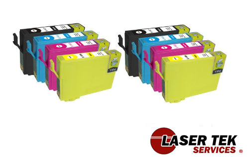 Epson T127120 T127220 T127320 T127420 Ink Cartridges 8 Pack - Laser Tek Services