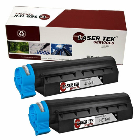 2 Pack Compatible Okidata 44574901 (B431) Black High Yield Replacement Toner Cartridges for the Okidata B431d, B431dn, MB461 MFP, MB471, MB471W