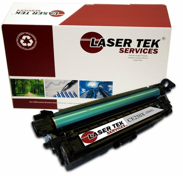 HP COLOR LASERJET CE250X CP3525 BLACK HIGH YIELD COMP CARTRIDGE