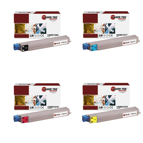 Xerox 106R01080 106R01077 106R01078 106R01079 Toner Cartridge 4 Pack - Laser Tek Services