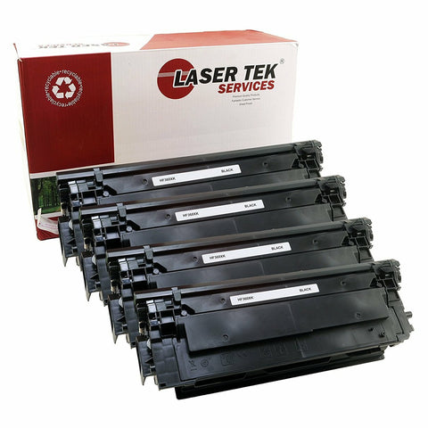 4 Pack Black Compatible 508X High Yield Toner Cartridge Replacements for the HP CF360X