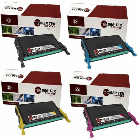 4 Pack Compatible Samsung CLT-609S High Yield Replacement Toner Cartridges for the Samsung CLP-770ND, CLP-775ND