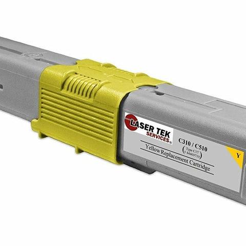 Okidata 44469701 Yellow Toner Cartridge 1 Pack - Laser Tek Services