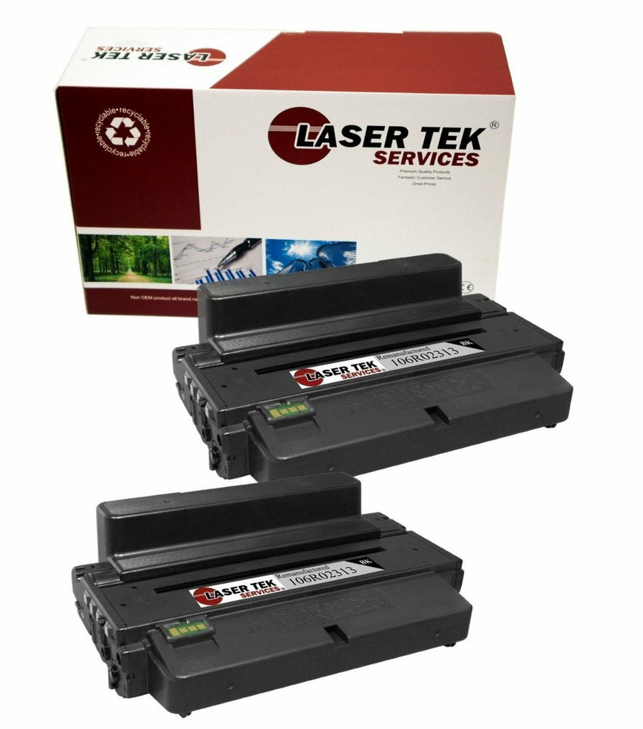 2 Pack Black Compatible Xerox 106R02313 High Yield Replacement Toner Cartridges for the Xerox WorkCentre 3325