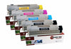 Okidata 43324469 43324468 43324467 43324466 Toner Cartridge 5 Pack - Laser Tek Services