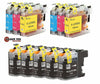 11 Pack Compatible Brother LC107 / LC105 Replacement Ink Cartridges for the Brother MFC-J4310DW, MFC-J4410DW, MFC-J4510DW, MFC-J4610DW, MFC-J4710DW. (5 Black, 2 Cyan, 2 Magenta, 2 Yellow)