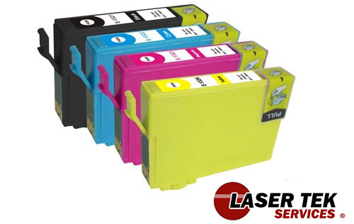 4 PACK REMANUFACTURED T127120 T127220 T127320 T127420 EXTRA HIGH YIELD INK CARTRIDGES