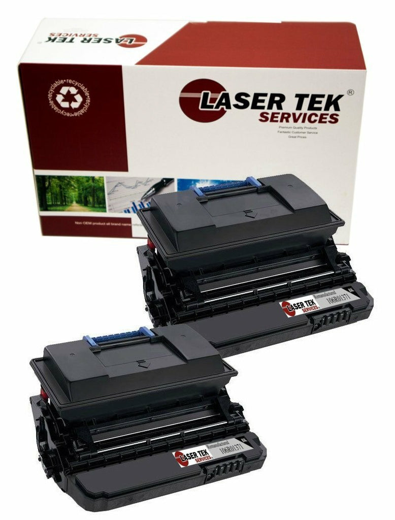 Xerox 106R10371 Black Toner Cartridges 2 Pack - Laser Tek Services