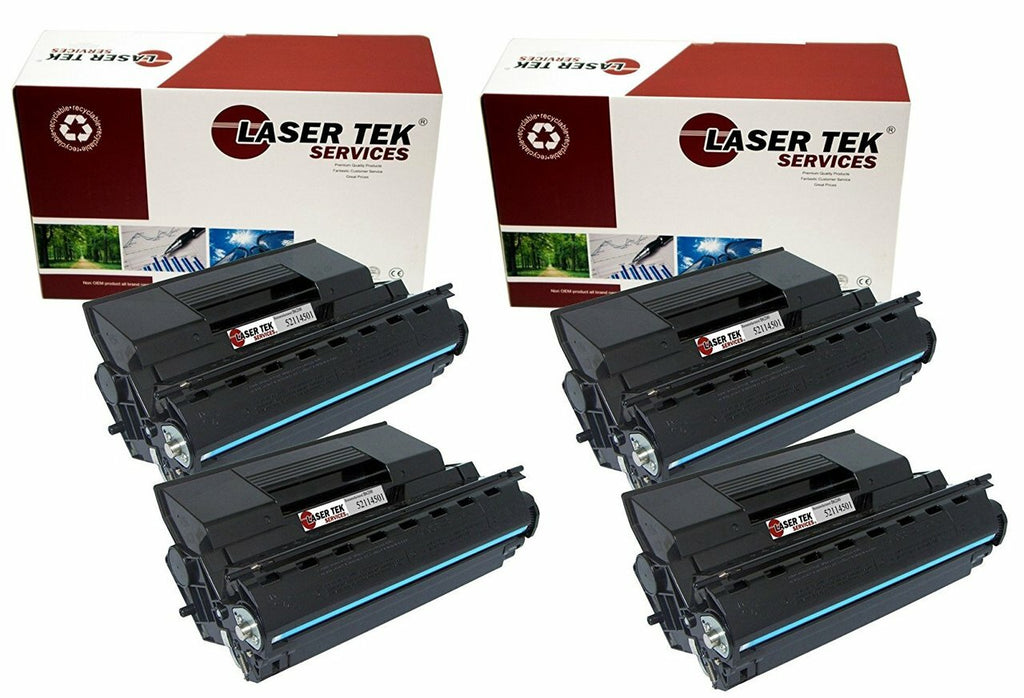 Okidata 52114501 Black Toner Cartridges 4 Pack - Laser Tek Services