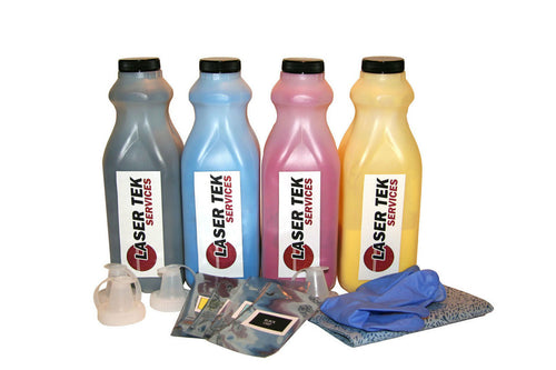 RICOH AFICIO MP C2000 C2500 C3000 4 PACK TONER REFILL WITH CHIPS