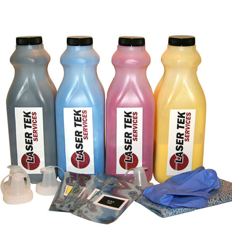 RICOH AFICIO MP C2000 C2500 C3000 4 PACK TONER REFILL WITH CHIPS