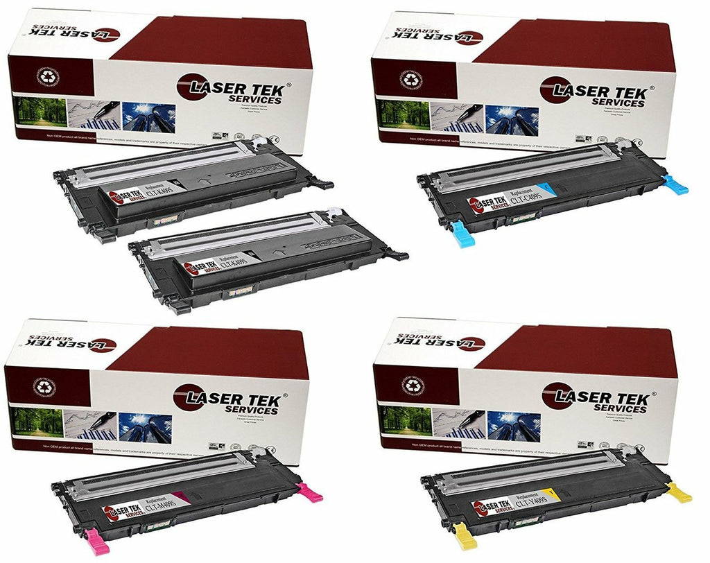 5 Pack Compatible Samsung CLT-409S High Yield Replacement Toner Cartridges for the Samsung CLP-310, CLP-310N, CLP-315, CLP-315W, CLX-3170, CLX-3175