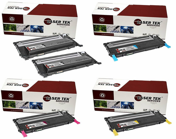 5 Pack Compatible Samsung CLT-409S High Yield Replacement Toner Cartridges for the Samsung CLP-310, CLP-310N, CLP-315, CLP-315W, CLX-3170, CLX-3175