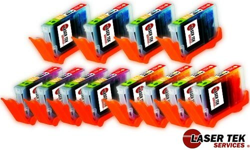 4 CLI-8C 4 CLI-8M 4 CLI-8Y 12 PK INK CARTRIDGES FOR CANON IP3500 IP4200 IP5