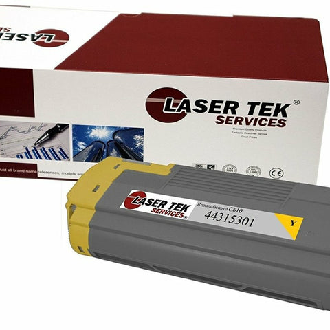 Okidata 44315301 Yellow Toner Cartridge 1 Pack - Laser Tek Services