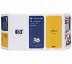 HP NO 80 C4873A YELLOW OEM INKJET CARTRIDGE 175ML