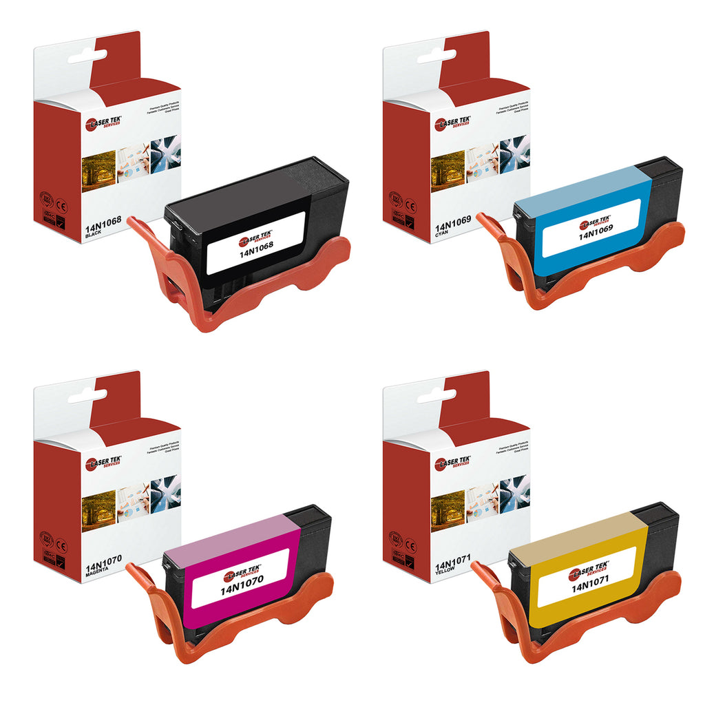 1 Black 3 Color Inkjet Cartridges for the Lexmark 100XL All-In-One S301 S30