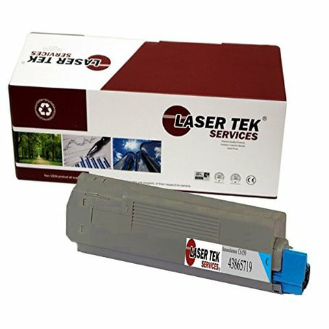 Cyan Compatible Okidata 43865719 High Yield Replacement Toner Cartridge for the Oki C6150dn, Oki C6150dtn, Oki C6150hdn, Oki C6150n, Oki MC560 MFP