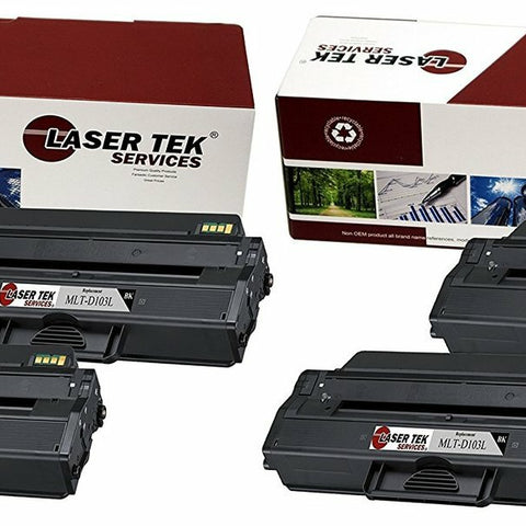 Samsung MLT-D103L Black Toner Cartridge 4 Pack - Laser Tek Services