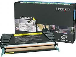 Lexmark C73X 73X Returns Program Toner Yellow OEM
