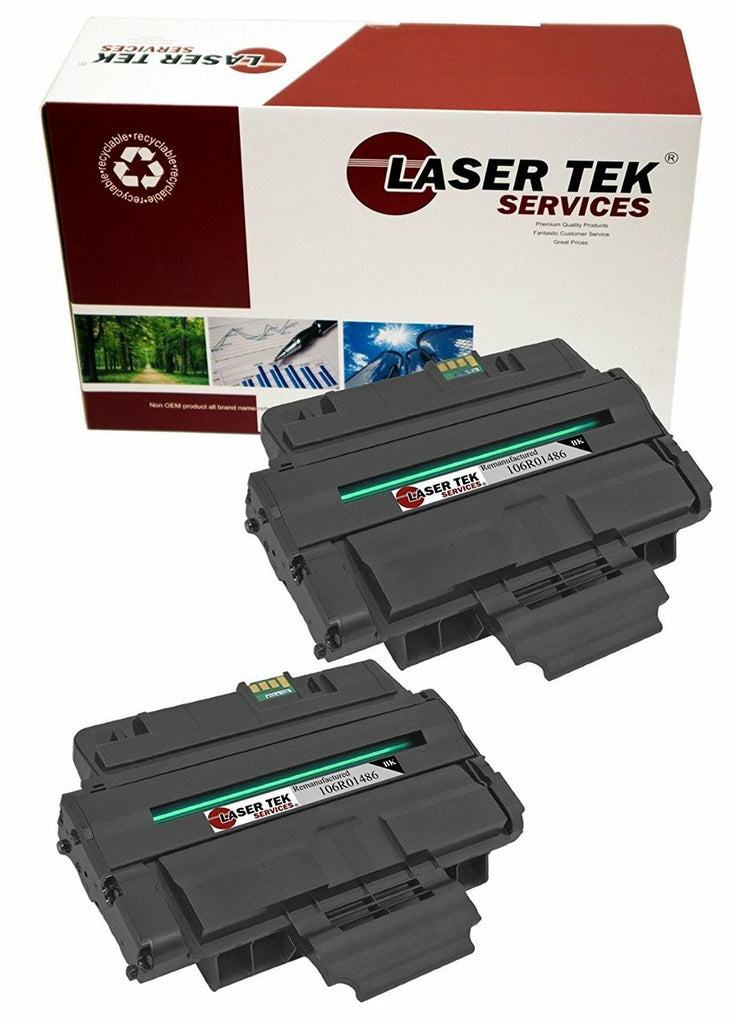 Xerox 106R01486 Black Toner Cartridges 2 Pack - Laser Tek Services