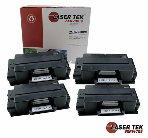 Xerox 106R02307 Black Toner Cartridge 4 Pack - Laser Tek Services