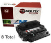 8 Pack Premium Remanufactured HP CC364A Toner Cartridges