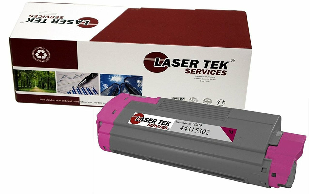 Okidata C610 Magenta Toner Cartridge 1 Pack - Laser Tek Services