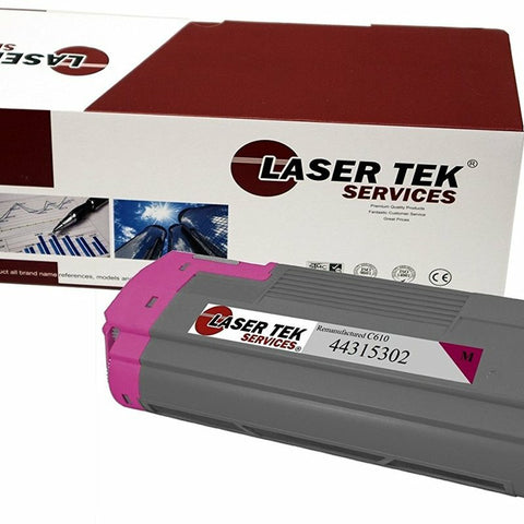 Okidata C610 Magenta Toner Cartridge 1 Pack - Laser Tek Services