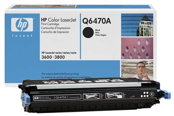 HP LaserJet Q6470A 3600 3800 Black OEM Toner Cartridge
