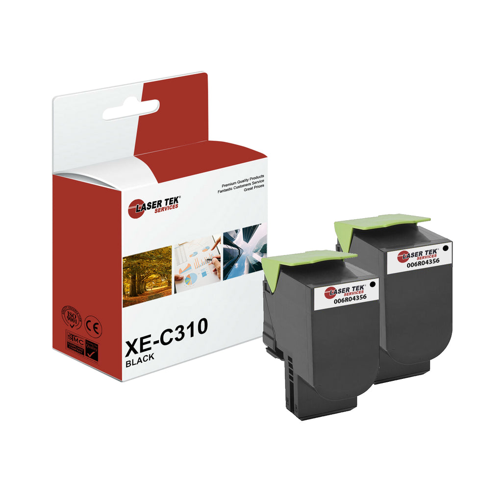 2 Pack Xerox C310 Black Compatible Toner Cartridge